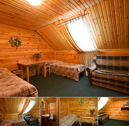 Міні-готель з дерева у карпатському стилі